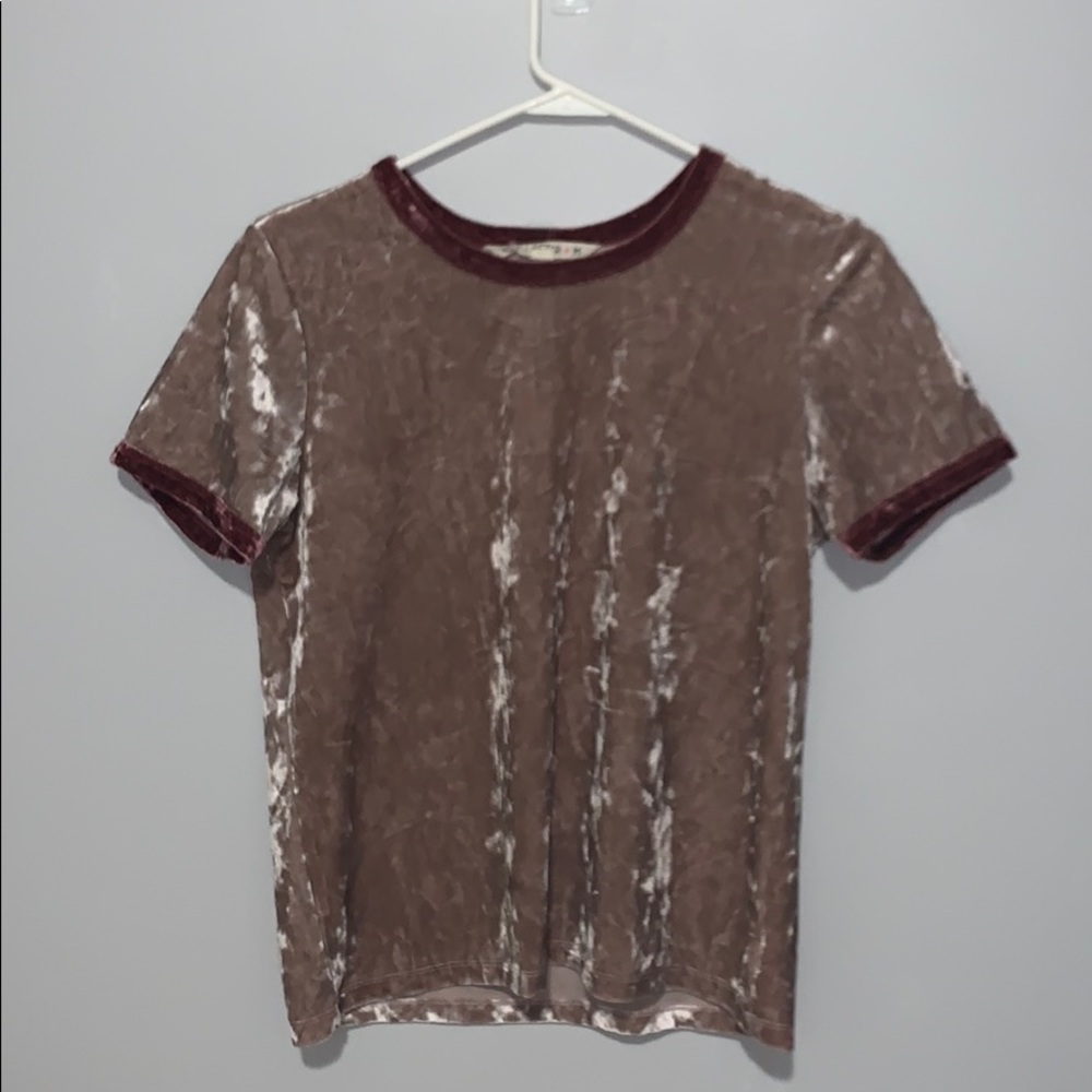 Velvet top